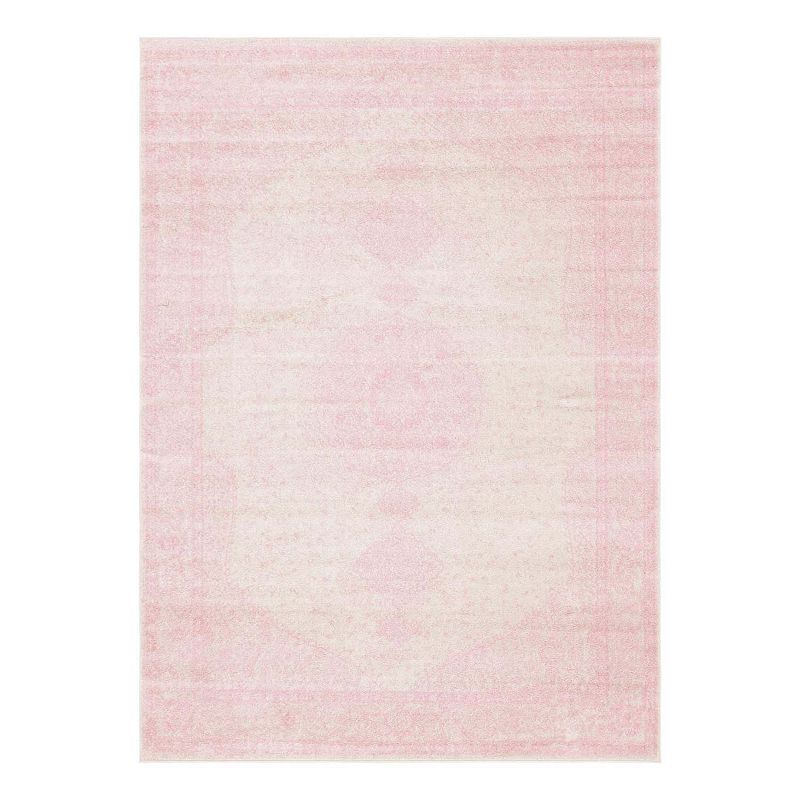 Unique Loom Midnight Bromley Rug, Pink, 8Ft Rnd