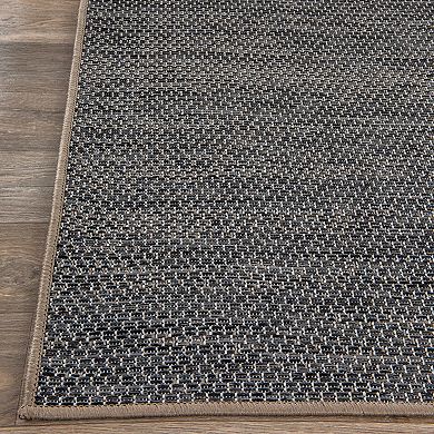 World Rug Gallery Contemporary Abstract Indoor Outdoor Area Rug