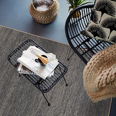 World Rug Gallery Contemporary Abstract Indoor Outdoor Area Rug