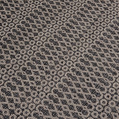 World Rug Gallery Contemporary Trellis Indoor Outdoor Area Rug