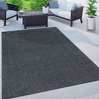 World Rug Gallery Contemporary Solid Indoor Outdoor Area Rug