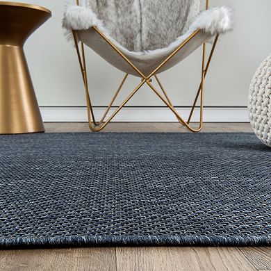 World Rug Gallery Contemporary Solid Indoor Outdoor Area Rug