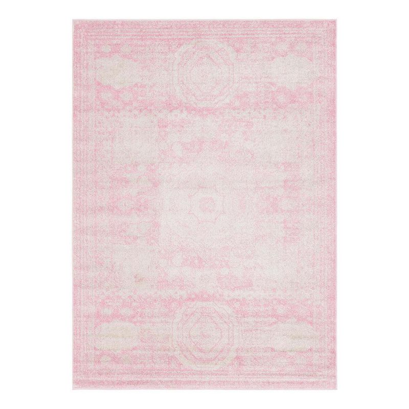 Unique Loom Wells Bromley Rug, Pink, 10X14 Ft