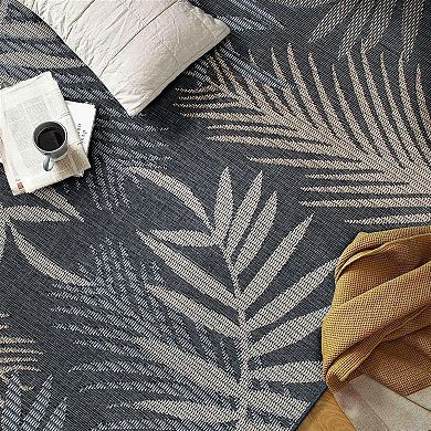 World Rug Gallery Bahama Palm Frond Indoor Outdoor Area Rug