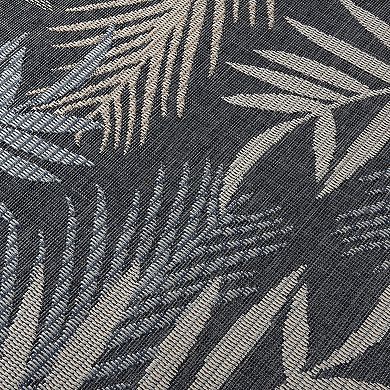 World Rug Gallery Bahama Palm Frond Indoor Outdoor Area Rug