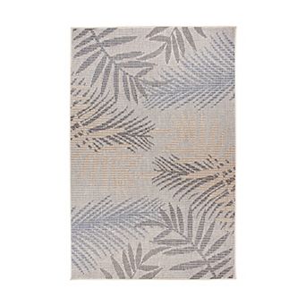 World Rug Gallery Bahama Palm Frond Indoor Outdoor Area Rug
