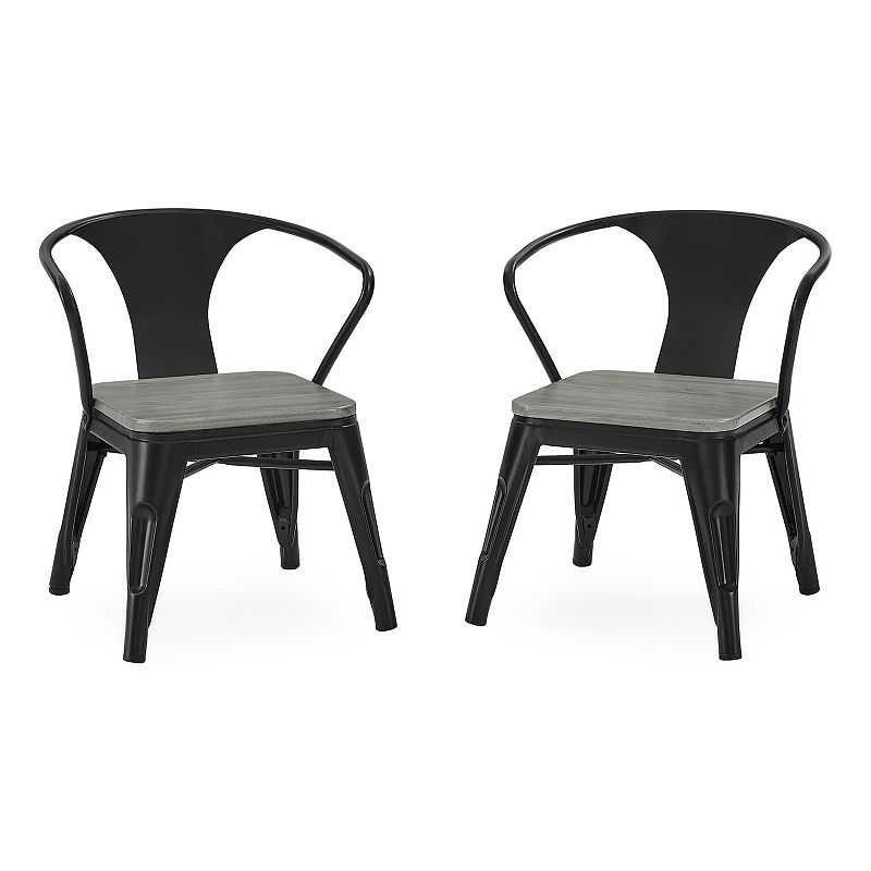 Delta Children Bistro 2-Piece Chair Set, Black