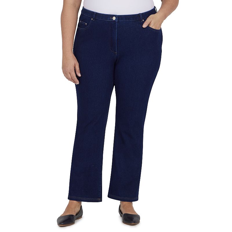 UPC 196389083663 product image for Plus Size Alfred Dunner 5-pocket Bootcut Jeans, Women's, Size: 24 W, Blue | upcitemdb.com