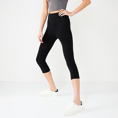 Kohls vera wang leggings capri hot sale