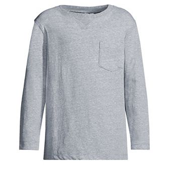 Boys 2-20 Lands' End Long Sleeve Slubbed Tee
