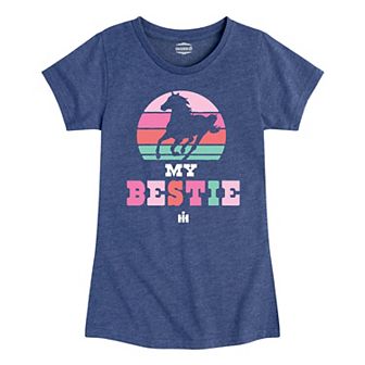 Girls 7-16 Case IH Horse My Bestie Graphic Tee
