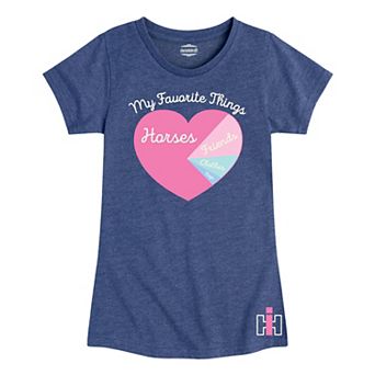 Girls 7-16 Case IH Favorite Things Chart Graphic Tee