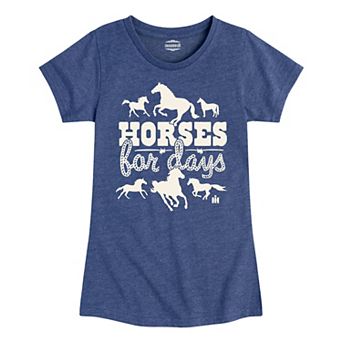Girls 7-16 Case IH Horses For Days Graphic Graphic Tee