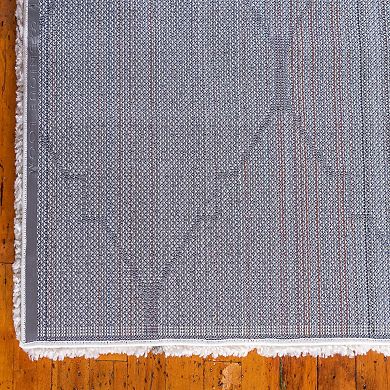 Unique Loom Fractured Rabat Shag Rug