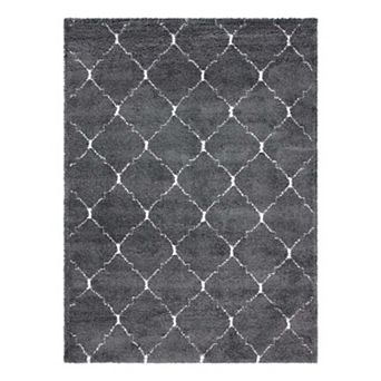 Unique Loom Fractured Rabat Shag Rug