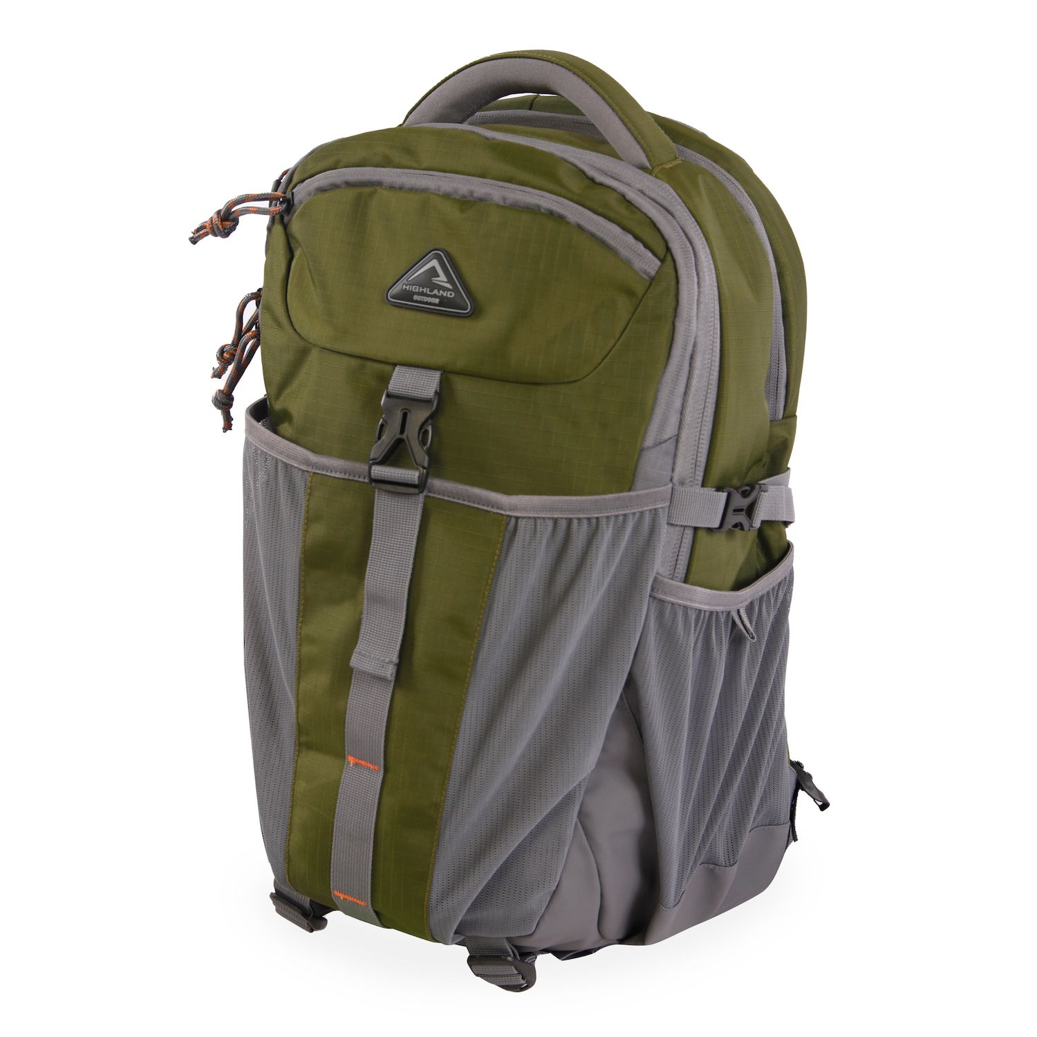 Highland Outdoor Rucksack 38L Schwarz – Mit Laptopfach, Trinkschlauch-Zugang Und Gepolstertem Netzrücken