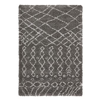 Unique Loom Geometric Rabat Shag Rug
