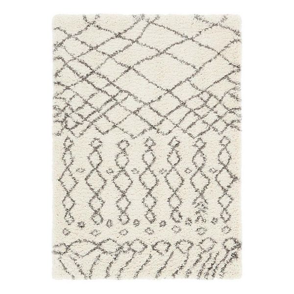 Unique Loom Geometric Rabat Shag Rug