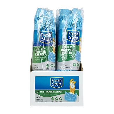 Fresh Step Blue Cat Shaped Litter Trapper Keeper Mat