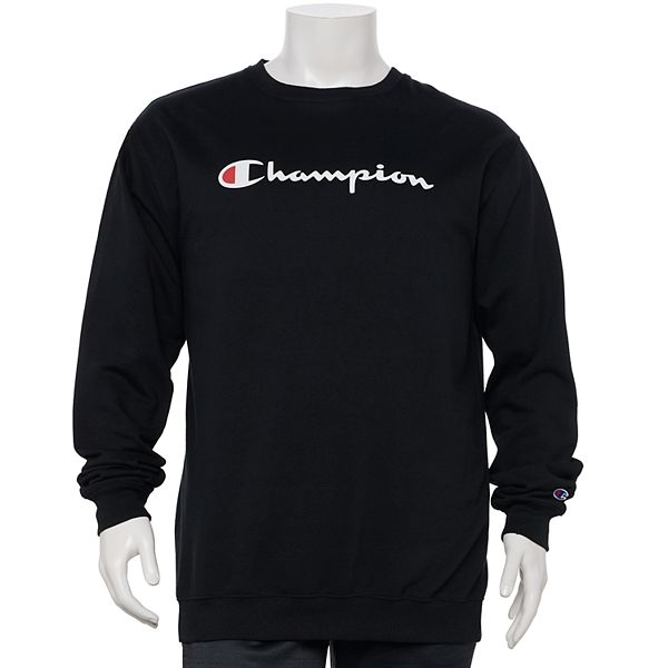 Big & Tall Champion® Script Fleece Crew Sweatshirt