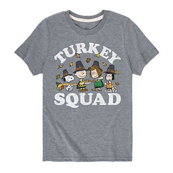 Boys 8-20 Peanuts Turkey Squad Graphic Tee