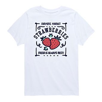 Boys 8-20 Farmers Market Strawberries Graphic Tee