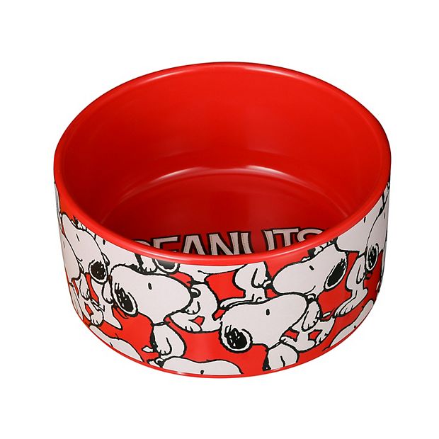 Peanuts deals dog bowl