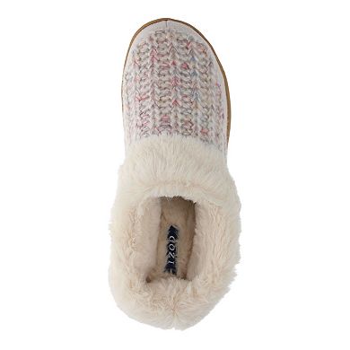 IZOD Celia Women's Knit Clog Slippers