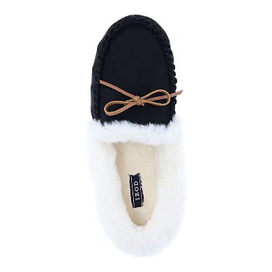 IZOD Women's Moccasin Slippers