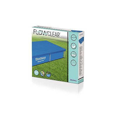Bestway Flowclear Rectangle 7'4" x 60" Above Ground Swim Pool Cover (Cover Only)