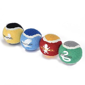 Harry Potter: 4 pk Hogwarts Pride Pet Tennis Balls