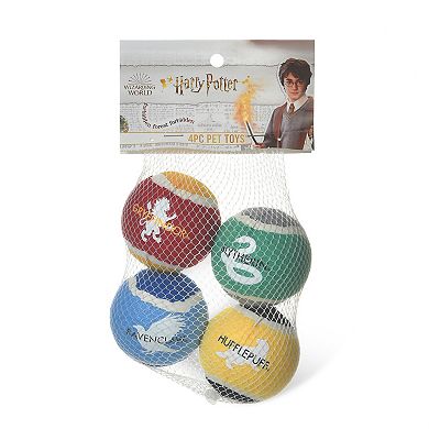 Harry Potter: 4PK Hogwarts Pride Pet Tennis Balls