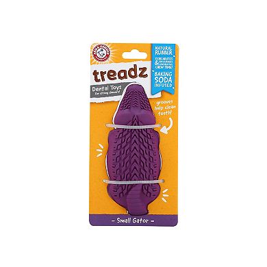 Arm & Hammer: Super Treadz Mini Gator Toy for Dogs 5.2"