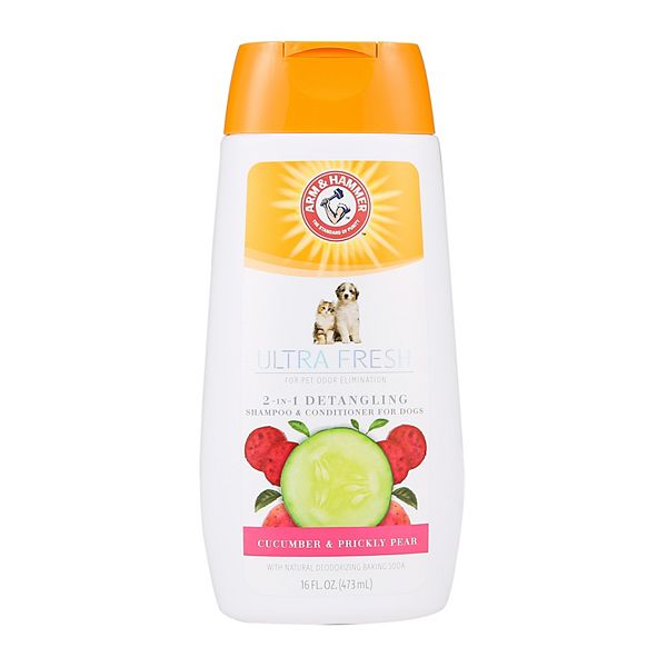 Arm & Hammer Ultra Fresh Shampoos, Conditioners, and Sprays for Dogs | Baking Soda Neutralizes Bad Odors for an Advanced Clean 2-in-1 Detangling Shampoo & Conditioner