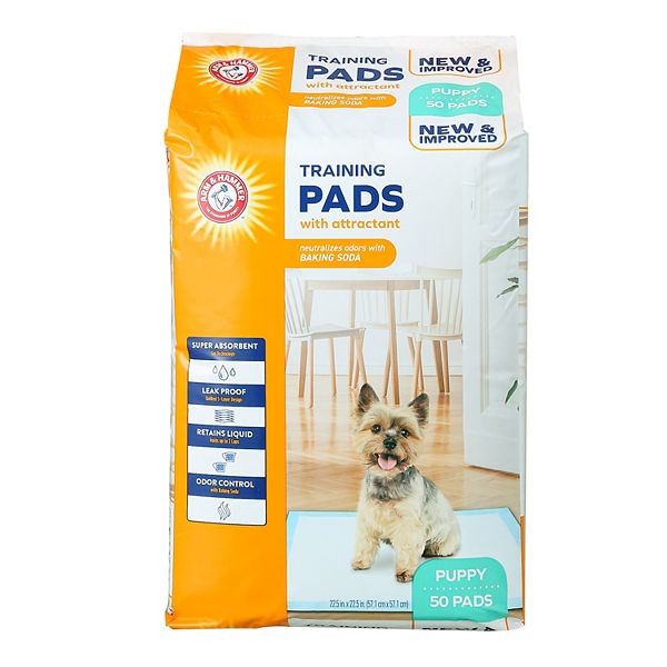 Arm Hammer Puppy Pads w Attractant 50ct