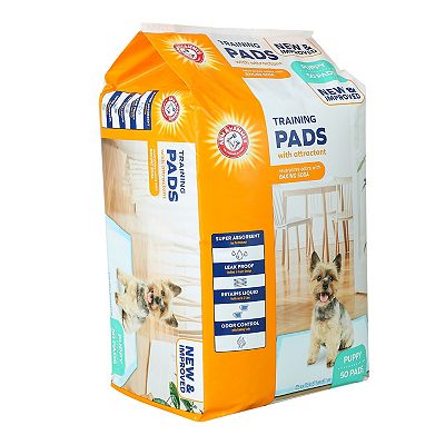 Arm Hammer Puppy Pads w Attractant 50ct