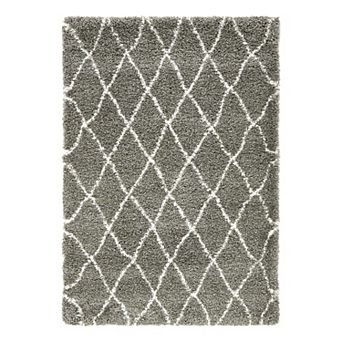 Unique Loom Trellis Rabat Shag Rug