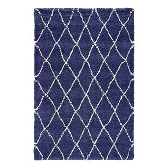 Unique Loom Trellis Rabat Shag Rug