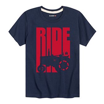 Boys 8-20 Case IH Retro Ride Tractor Graphic Tee