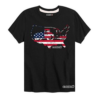 Boys 8-20 Case IH Magnum USA Map Graphic Tee