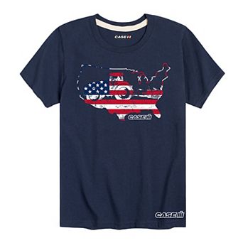 Boys 8-20 Case IH Magnum USA Map Graphic Tee