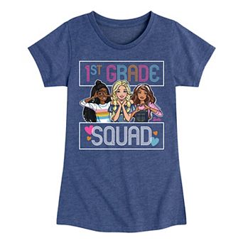 Girls 7-16 Barbie 1st Grade Squad Graphic Tee