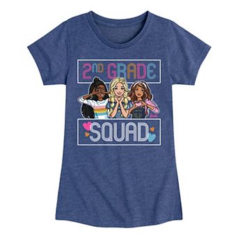 Girls 7-16 Barbie 2nd Grade Squad Graphic Tee
