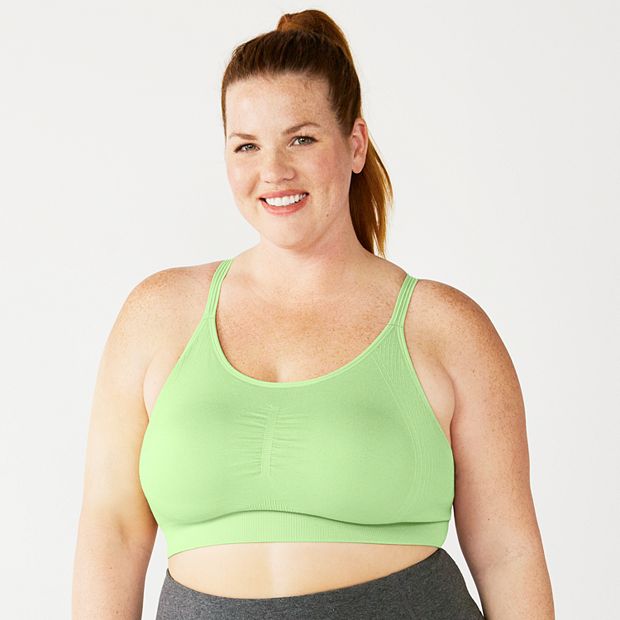 Plus Size Tek Gear® Seamless Low-Impact Sports Bra