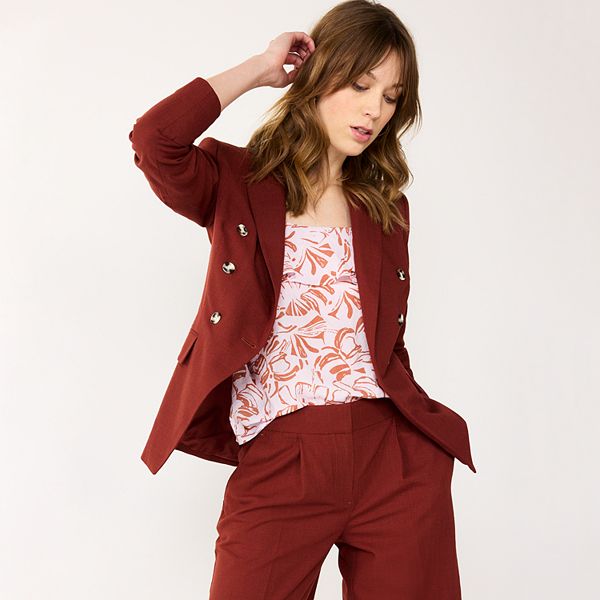 Women's Nine West DoubleBreasted Blazer