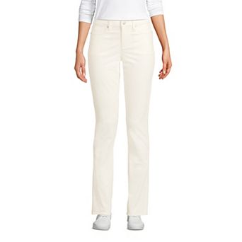 Women's Lands' End Mid-Rise Straight Leg Corduroy Pants