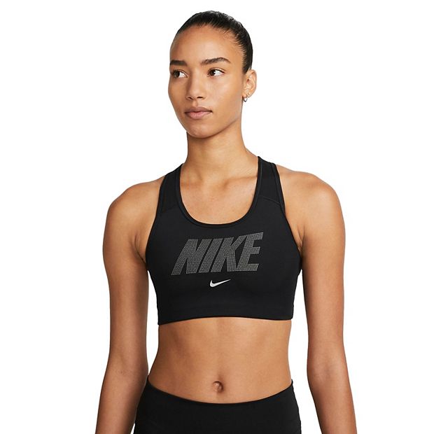 Nike, Intimates & Sleepwear, Nike Swoosh Drifit Medium Support Racerback  Sports Bra Extra Large Gray