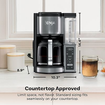 直営店限定2枚セット NC☆フレッシュORTasknowasdewan Ninja Fresh Brew Programmable 14-Cup Glass Carafe Drip Coffee Maker