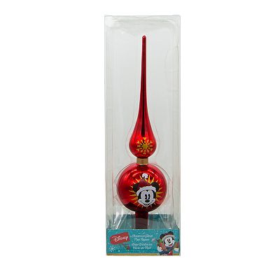 Disney's Mickey Mouse Glass Christmas Treetop