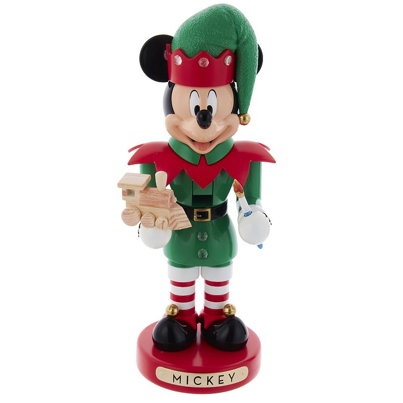 Disneys Mickey The Elf Nutcracker Christmas Table Decor, Multicolor, 10
